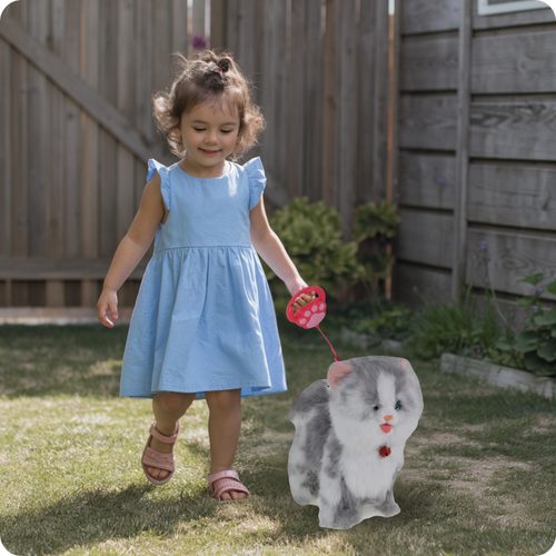 KOTEK INTERAKTYWNY NA SMYCZY MIAUCZY CHODZI GRA DLA DZIECKA NA PREZENT na Arena.pl