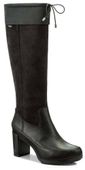 Clarks Kozaki damskie - LondonTown GTX GORE-TEX - rozmiar 37 - czarne skóra