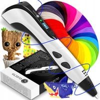 DŁUGOPIS 3D DLA DZIECI WERSJA PRO DRUKARKA MAGICZNY 3D + WKŁADY 160 METRÓW