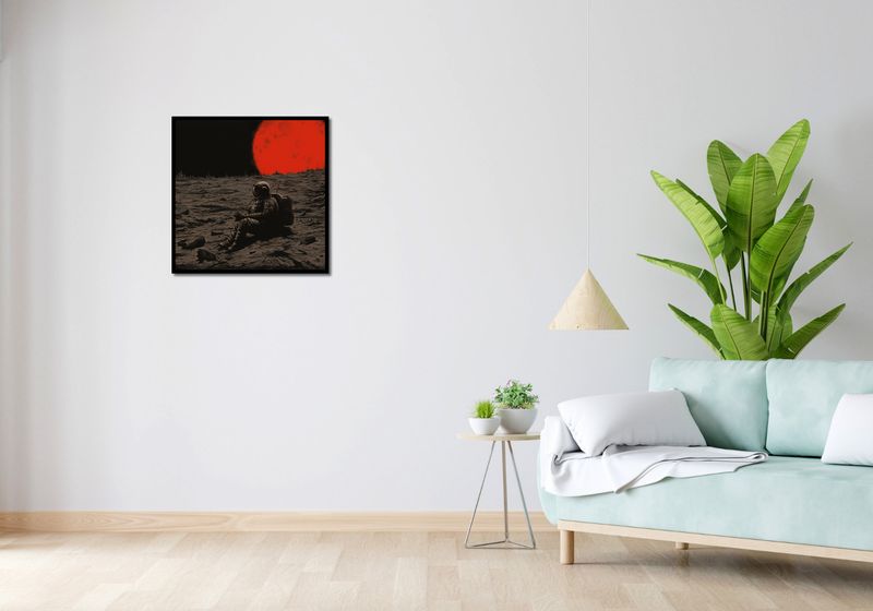 Plakat 60x60cm Samotność w Kosmosie zdjęcie 4