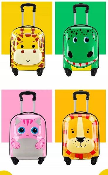 KOTEK KOT 3D WALIZKA DZIECI BAGAŻ PODRÓŻ KABINOWA zdjęcie 8