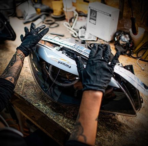 Taśma grzewcza do rozklejania reflektorów lamp samoprzylepna twardy klej na Arena.pl