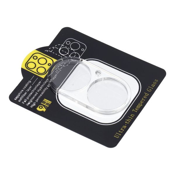 Szkło hartowane 5D Full Glue do aparatu - do iPhone 16 Plus Transparent zdjęcie 1