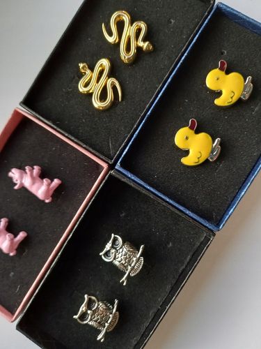 Spinki do mankietów EXC Niedźwiedź Miś Niedźwiadek Misiek srebrny w na Arena.pl