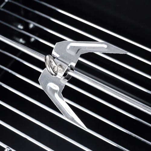 GRILL ogrodowy Węglowy na kołach DUŻY Rożen PÓŁKI Gril Regulacja Rusztu na Arena.pl