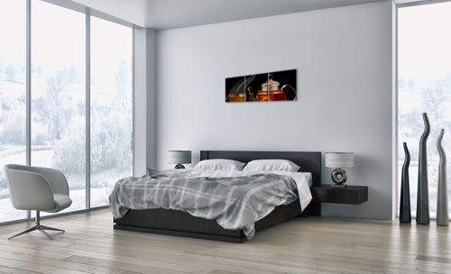 Obraz Na Płótnie - Herbata Napar  - 90X30 Cm - Ca90X30-2253 na Arena.pl