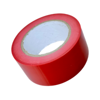 TAŚMA PVC T2715 50mm/33m ZNAKUJĄCA CZERWONA, LUZEM, INTRA