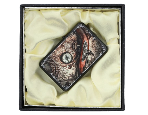 Zapalniczka Benzynowa z Nadrukiem i Motywem Mapy na Prezent Gentelo na Arena.pl