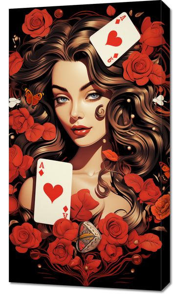 Obraz 50x90cm Różany Hazard zdjęcie 1