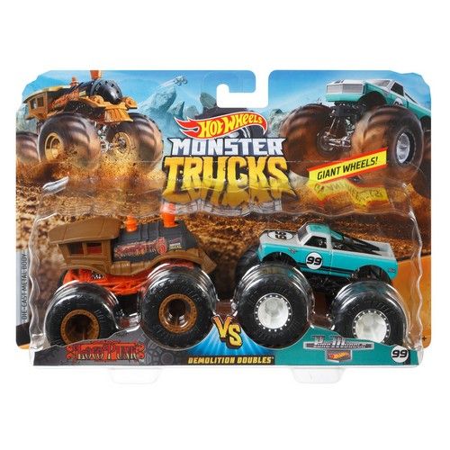 ND39_430413 -HW MONSTER TRUCKS POJAZD 1:64 2-PAK na Arena.pl