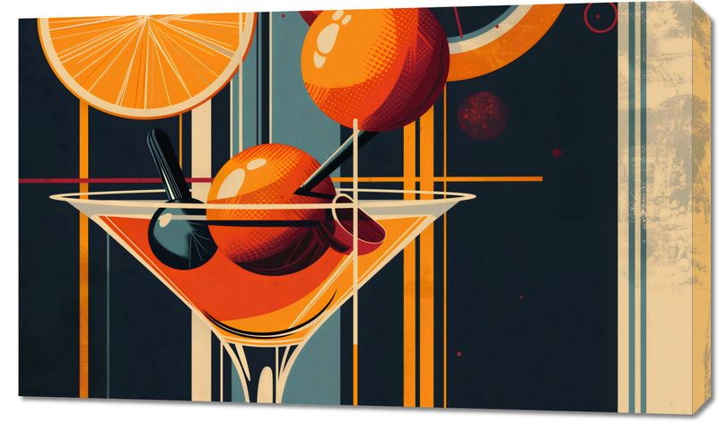 Obraz 100x60cm Koktajl w Stylu zdjęcie 1
