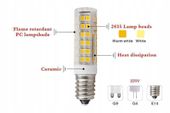 ŻARÓWKA LED E14 7W MINI 76 LED 500LM ZIMNA W-WA