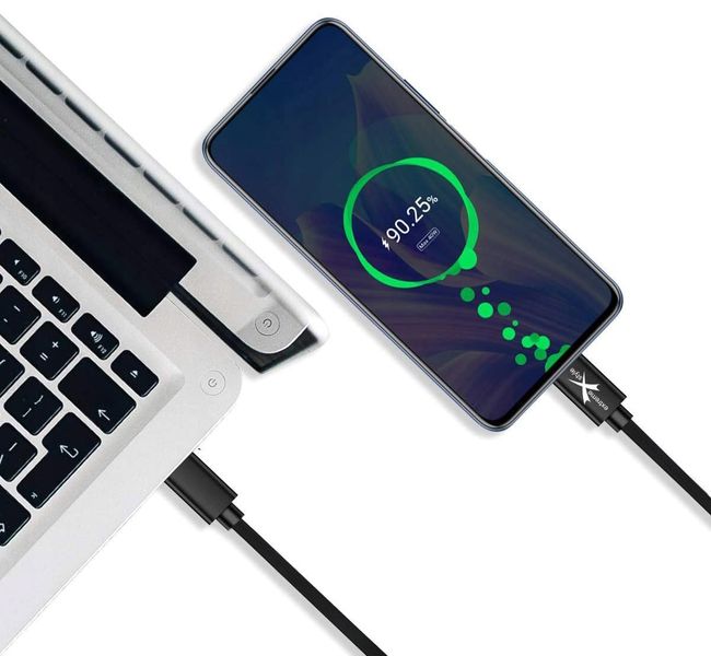 Kabel USB typ-C - USB typ-C eXtremestyle Ampere (2 m, czarny) zdjęcie 3