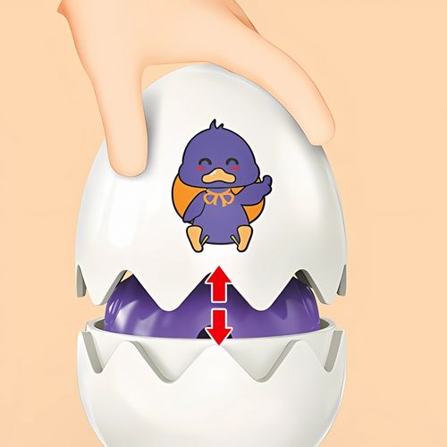 WOOPIE Układanka Sorter Montessori Dopasuj Kształty Zabawne Kurczaczki Jajka 6szt na Arena.pl