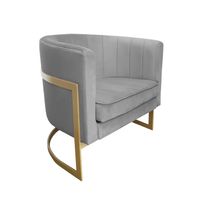 Fotel Glamour podstawa złota MG17