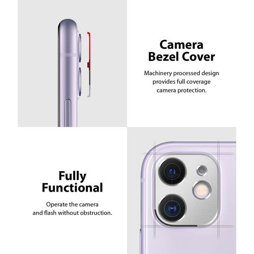 RINGKE CAMERA STYLING IPHONE 11 SILVER na Arena.pl