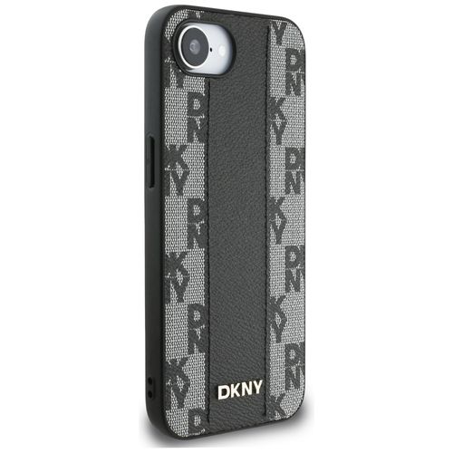 etui dkny leather checkered mono pattern magsafe do iphone 16e czarny na Arena.pl