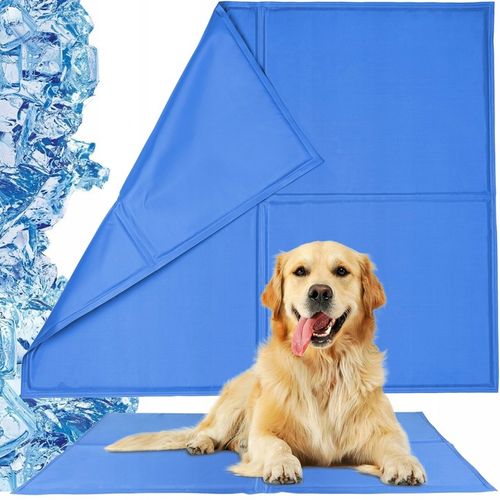 MATA CHŁODZĄCA DLA PSA DUŻA XXL 110x70cm żelowa legowisko PREMIUM GRUBA 4kg na Arena.pl