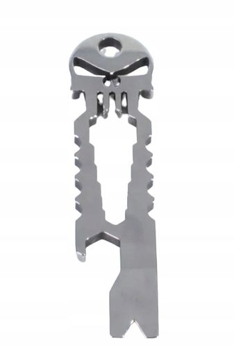 Breloczek do kluczy Czaszka Punisher Multitool Silver Mściciel Symbol Łomik na Arena.pl