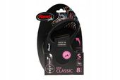 Flexi New Classic S linka 8m CZARNA do 12kg