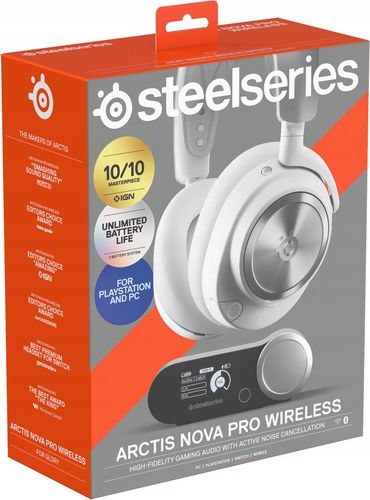 Słuchawki SteelSeries Arctis Nova Pro Wireless White na Arena.pl