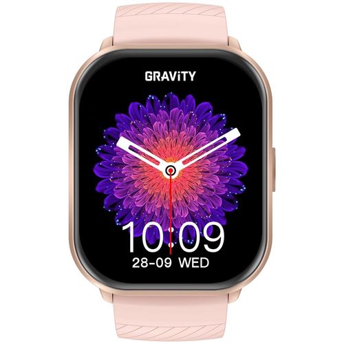smartwatch gravity różowy pasek + bransoleta gt43-1 na Arena.pl