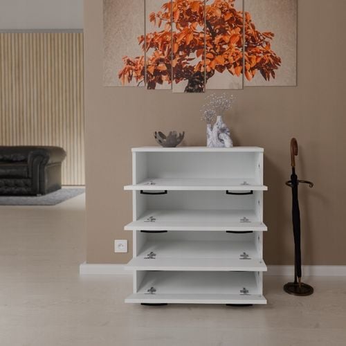 SZAFKA NA BUTY BIAŁA REGAŁ PÓŁKA STOJAK DO PRZEDPOKOJU ORGANIZER NA na Arena.pl