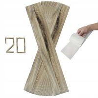 Panele ŚCIENNE SAMOPRZYLEPNE DEKORACYJNE Deska drewno 10x60cm M44 - 1,20m2