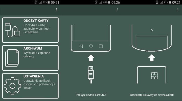 Czytnik karty kierowcy USB-C do telefonu z PROGRAMEM zdjęcie 3