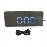 ZEGAR CYFROWY ELEKTRONICZNY BUDZIK LED Z ALARMEM