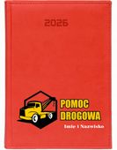 KALENDARZ A5 2026 TYGODNIOWY terminarz nadruk PLANER POMOC DROGOWA