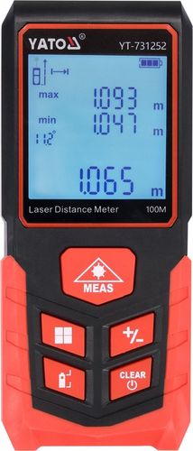 DALMIERZ LASEROWY CYFROWY MIERNIK ODLEGŁOŚCI 100M YATO na Arena.pl