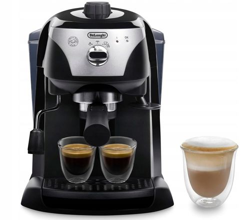 Kolbowy ekspres ciśnieniowy De'Longhi EC 201CD.B 1100 W czarny na Arena.pl