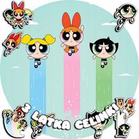 OPŁATEK NA TORT 30CM - POWER GIRLS ATOM.ÓWKI + IMIĘ + GRATIS! 24CM 26CM