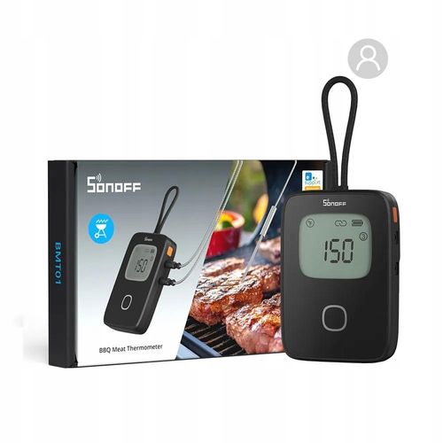 SONOFF Termometr Do Mięsa BBQ BMT01 Pomiar Od 0 Do 300 Stopni Bluetooth na Arena.pl