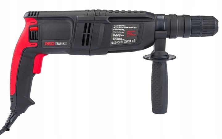 MŁOTOWIERTARKA Młot UDAROWY Wiertarka UDAROWA SDS+ 2600W 4J Walizka Zestaw zdjęcie 16