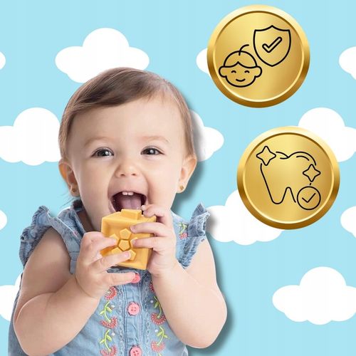 Miękkie kreatywne klocki sensoryczne dla niemowląt dzieci funkcja gryzaka na Arena.pl