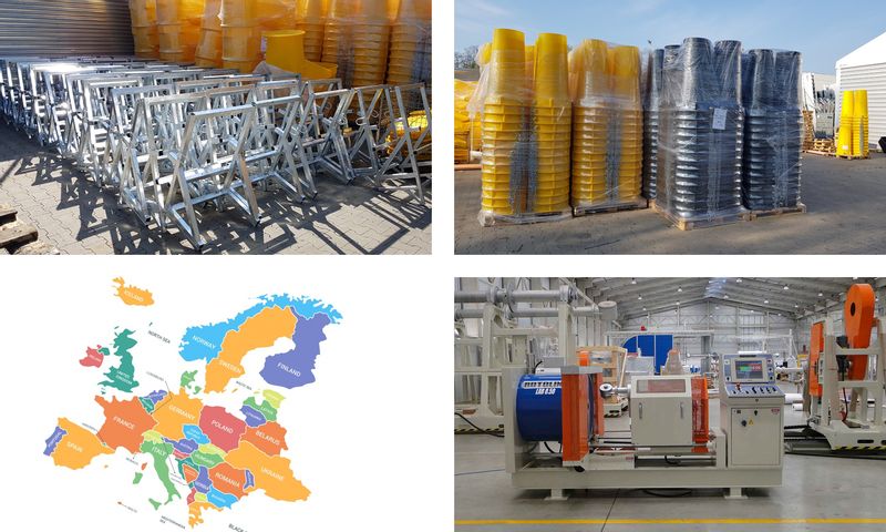 Zsyp do gruzu budowlany HIGHER zsypy 8 metrów zdjęcie 2