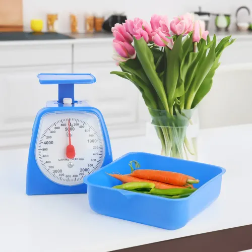 TRADYCYJNA WAGA KUCHENNA MECHANICZNA Z CZYTELNĄ TARCZĄ RETRO STYL SOLIDNA na Arena.pl