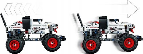 KLOCKI LEGO TECHNIC 42150 MONSTER JAM MUTT DALMATIAN 2W1 AUTA DLA DZIECI na Arena.pl