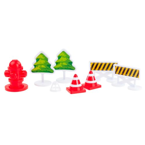 MAŁY STRAŻAK ZESTAW MAŁEGO STRAŻAKA POJAZDY AUTKA WÓZ AKCESORIA HEŁM 4 W 1 na Arena.pl