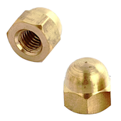 Nakrętka kopułkowa M3 złota mosiądz zakrętka zakończenie śrubki DIN1587