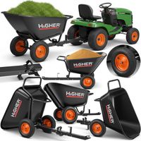 Przyczepka ogrodowa koleba do traktorka kosiarki quada przyczepa 350L 300kg