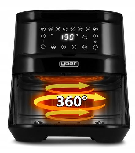 4w1 Frytkownica beztłuszczowa Air Fryer Yoer +WiFi 6L 1700W +Programator na Arena.pl