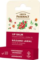 GREEN PHARMACY Balsam do ust Brusznica i Żurawina 3,6 g
