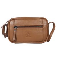 mała torebka ze skóry bellugio tan