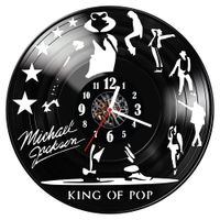 Zegar ścienny z płyty winylowej Michael Jackson 521.14