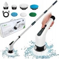 ELEKTRYCZNY MOP TURBOMOP 9W1 BEZPRZEWODOWY OBROTOWY SZCZOTKA DO DOMU