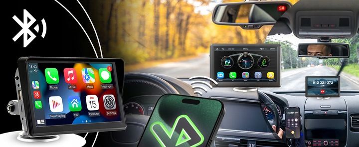 RADIO SAMOCHODOWE 7 CALI ANDROID APPLE CARPLAY KAMERA COFANIA zdjęcie 3