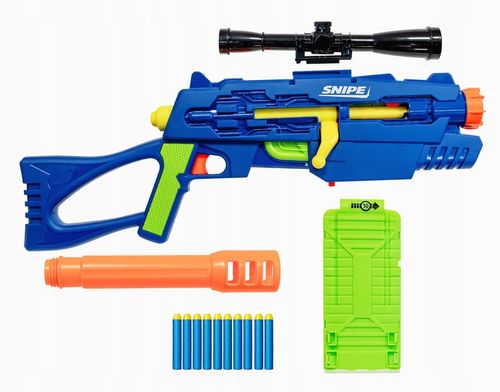 SNAJPERKA SNIPE PISTOLET KARABIN SNAJPERSKI PLUS STRZAŁKI NERF zestaw na Arena.pl